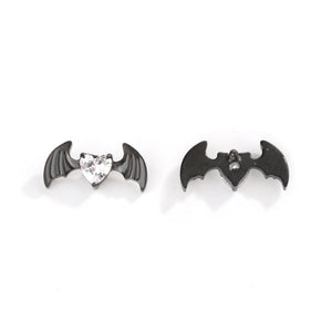 Heart Bat Studs earring ends product photo.
